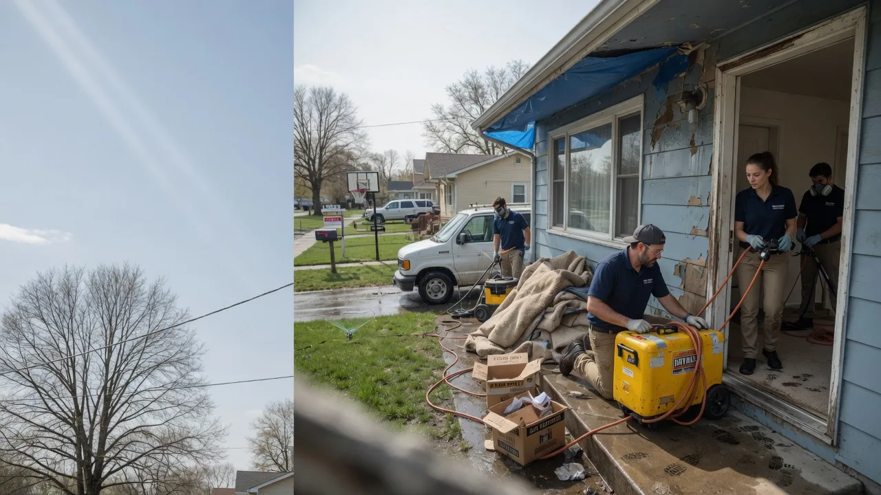 Basement Flood Cleanup in Lyburn, WV near me